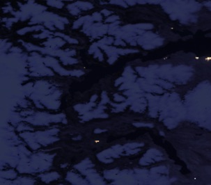 Light pollution Patagonia